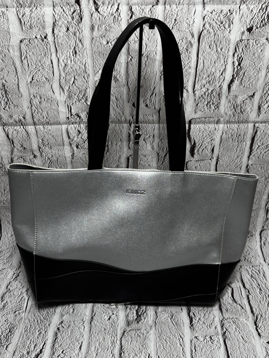 KINGZ キングズ バイカラーヨコトート w0925-1106-⑩-①拍卖