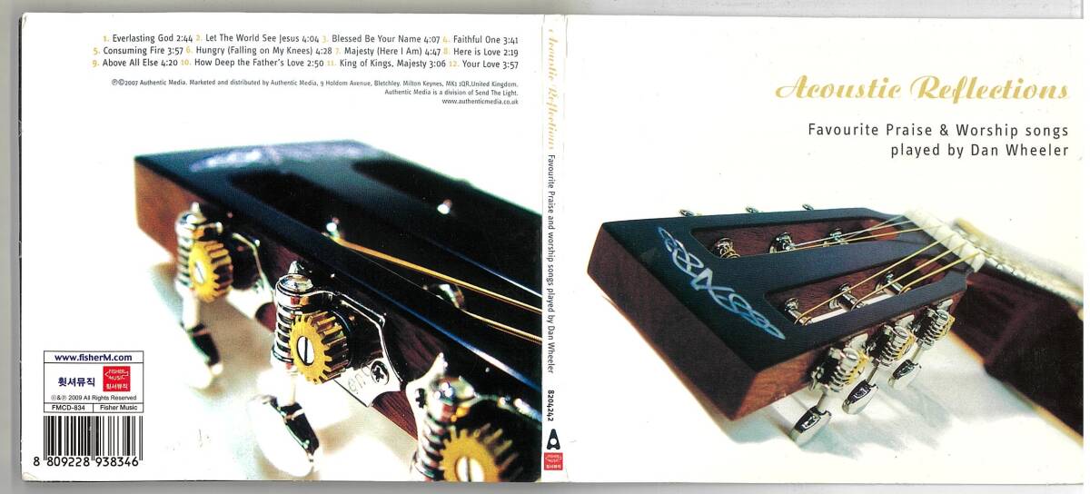 CD-紙ジャケ Acoustic Reflections Favourite Praise & Worship songs played by Dan Wheeler拍卖