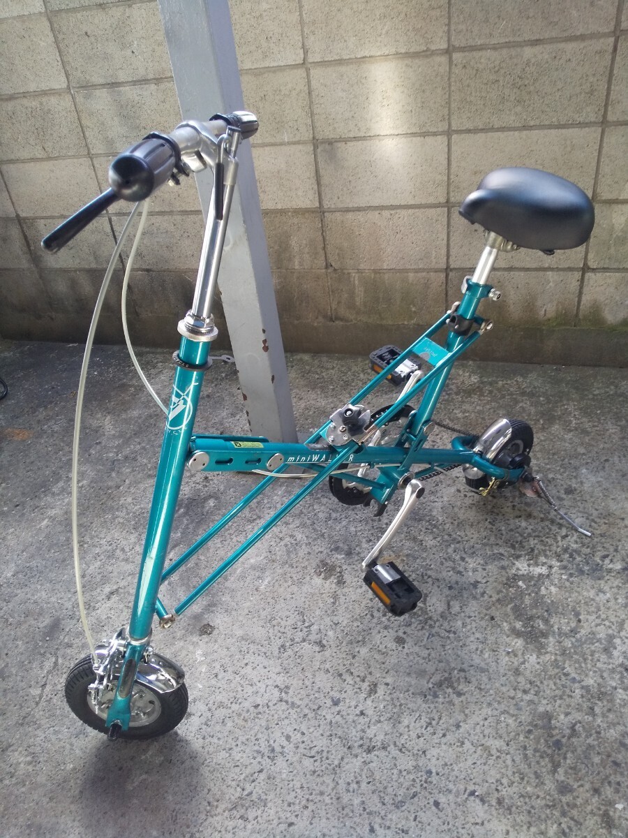 直接引き取り限定 長生郡 17bicycle 17バイシクル ミニウォーカー 輪行 車載使用中なので汚れ傷増えます 小型折り畳み 小径自転車拍卖