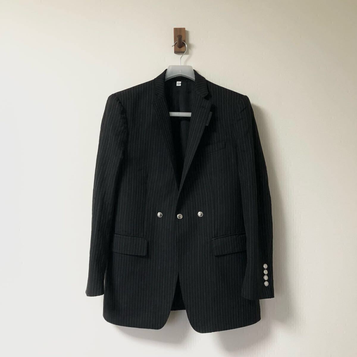 国内正規品 BURBERRY リカルドティッシ期 セットアップ テーラードジャケット スラックス ストライプ拍卖