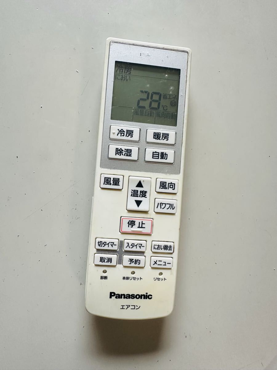 Panasonic エアコン用リモコン A75C3639【動作品】拍卖