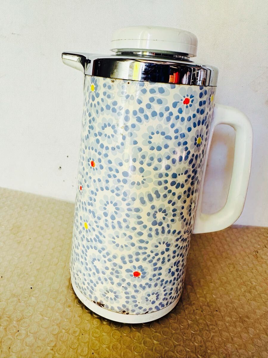 昭和レトロ ピーコック 魔法瓶 YP-1000 1L用 小菊【中古品】拍卖