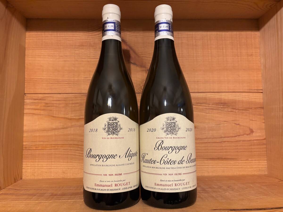 ★★エマニュエル・ルジェ オート・コート・ド・ボーヌ2020&アリゴテ2018 白2本セット (完全セラー保管)拍卖