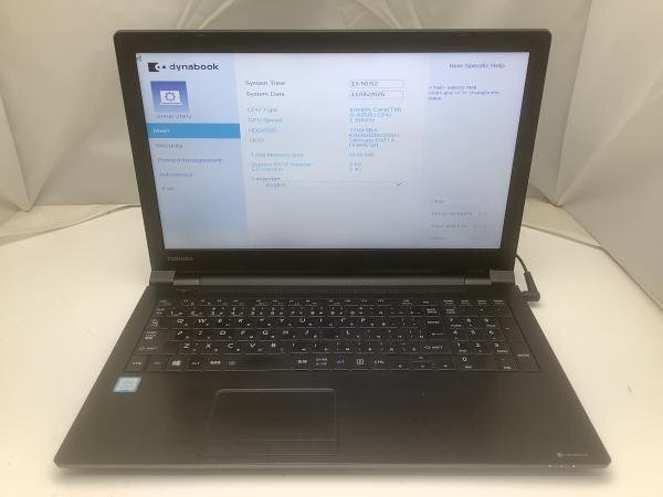 ジャンク!TOSHIBA B65/M○Core i5 8250U 1.6G 8G 256G拍卖