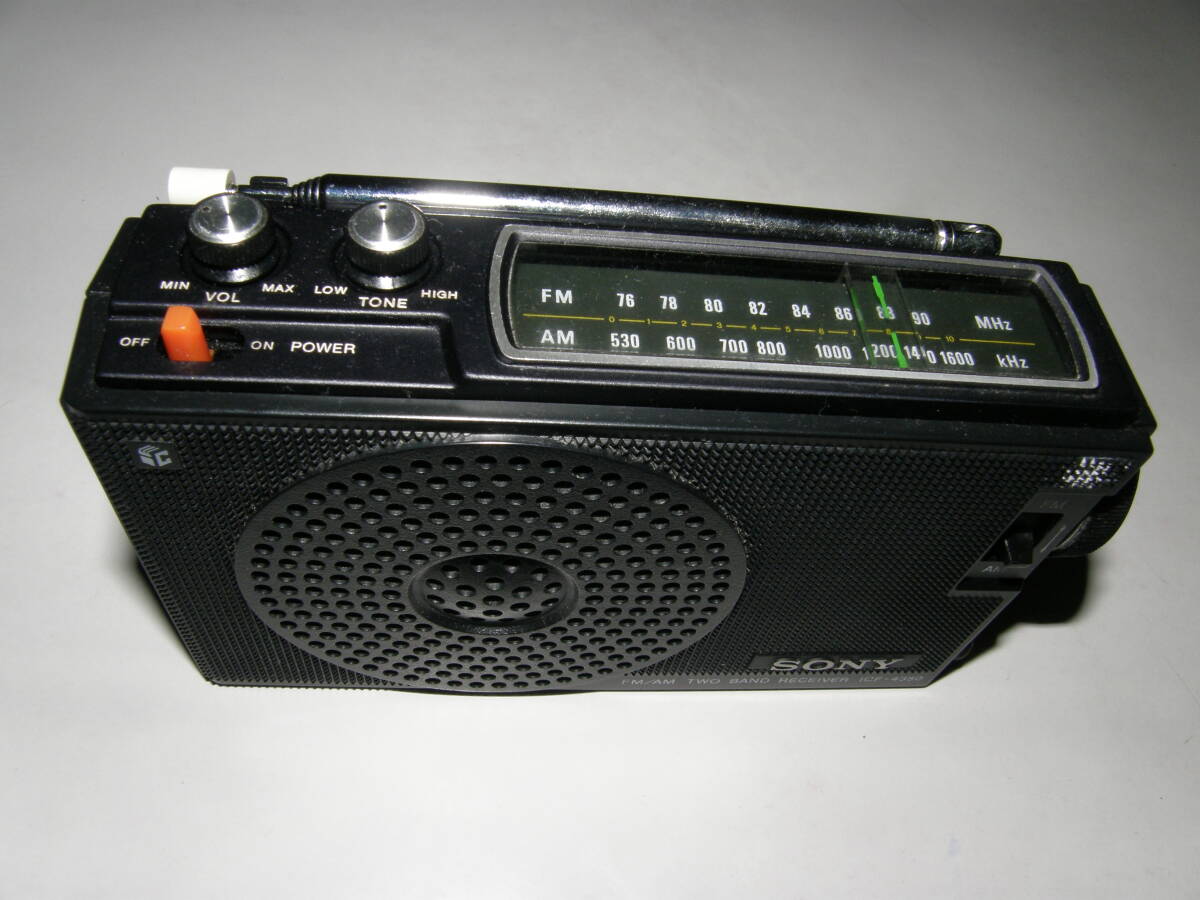 ◆SONY ICF-4350『コンパクトラジオ』AM,FM◆受信好調/動作良好◆綺麗かな◆拍卖