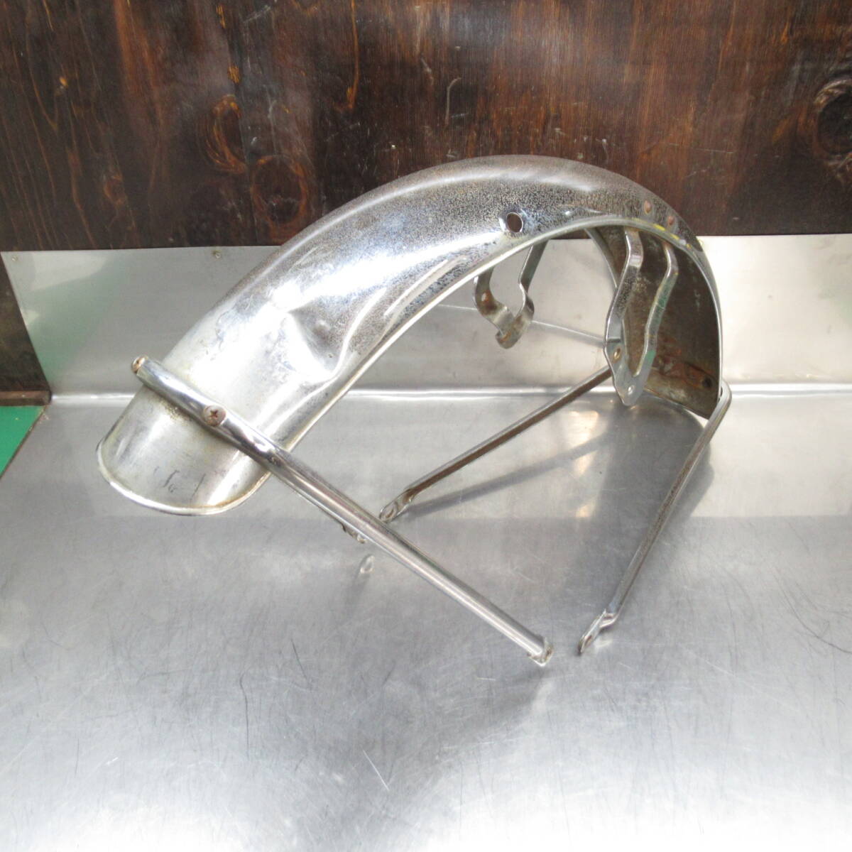 ホンダ CB350Four CB400Four 純正 フロントフェンダー レストアベース 当時物【140】USA-P-638拍卖