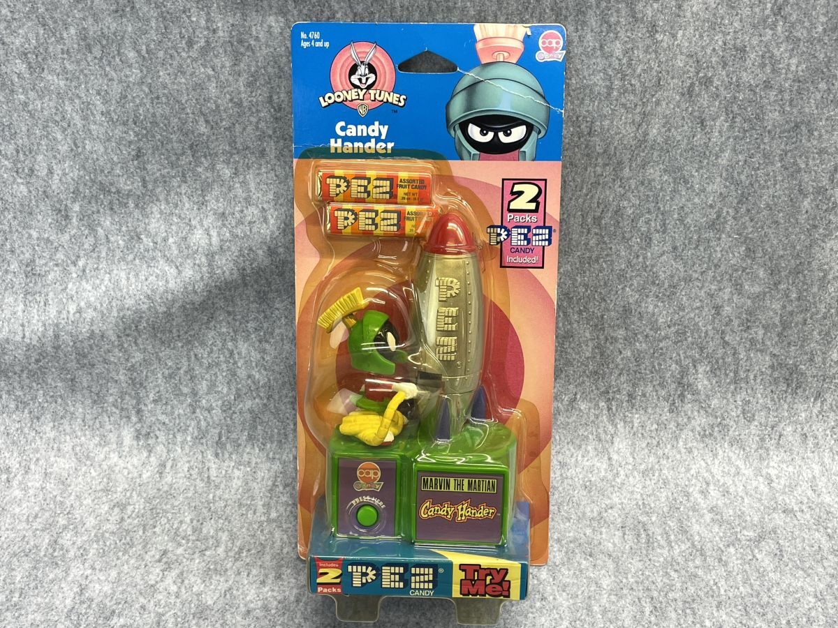 【R902】当時物 PEZ ペッツ ルーニー テューンズ Looney Tunes / Candy Hander マービン ディスペンサー コレクション b拍卖