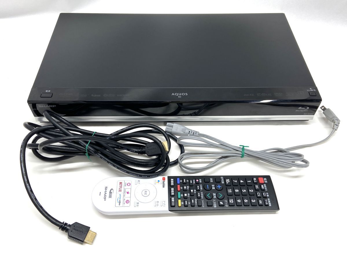 【R943】SHARP/シャープ AQUOS/アクオス HDD/BDレコーダー BD-W580 500GB リモコン付き 2016年製 b拍卖