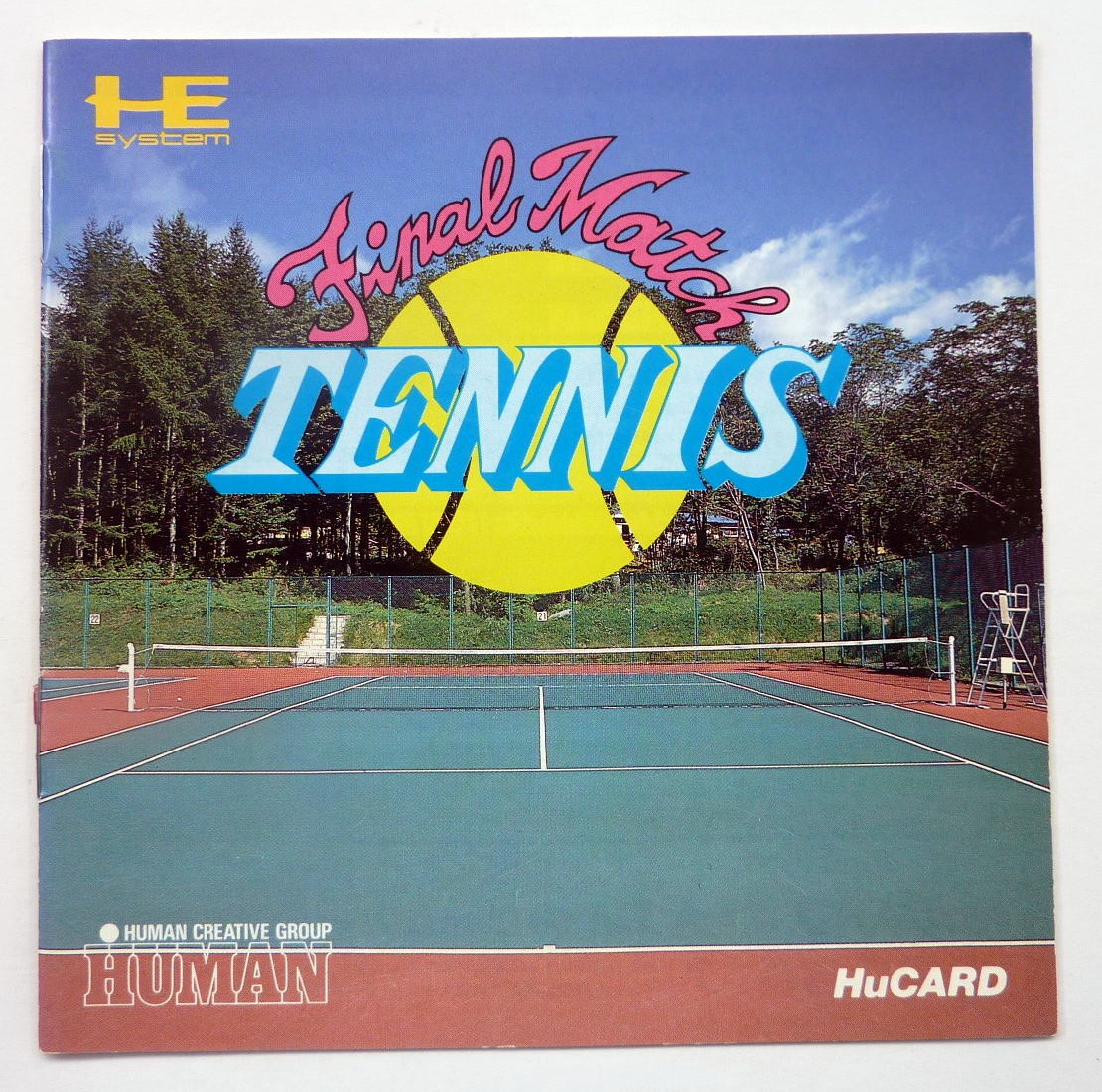 即決 ・PCエンジン【説明書のみ】◇同梱可能 ファイナルマッチテニス ◇送料 140円拍卖