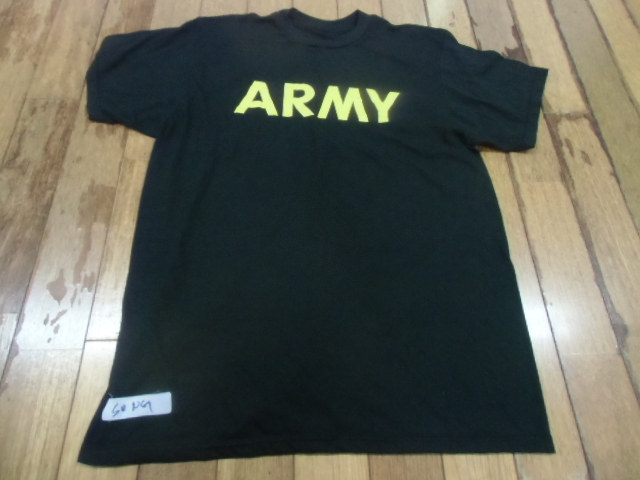 I-21 ミリタリー サバゲー コンバット アメカジ トレーニングシャツ 米軍放出品 US ARMY アンダー Tシャツ Lサイズ 黒 送料198円拍卖