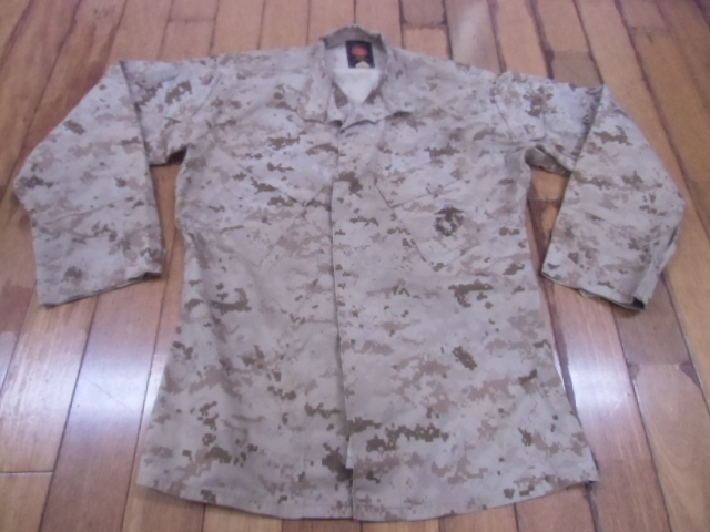 i-74 ミリタリー サバゲー 米軍放出品 実物 MARINE USMC 迷彩服 作業服 防虫素材 ジャケット シャツ カモフラ コンバット コスプレ M-R拍卖