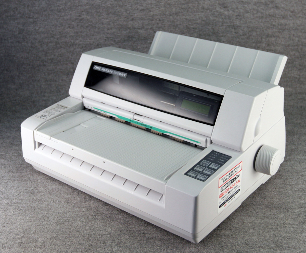 M◆OKI(沖電気工業)/ドットプリンター/MICROLINE 5650SU3-R/USB・パラレル/中古リボン付/動作品(5拍卖