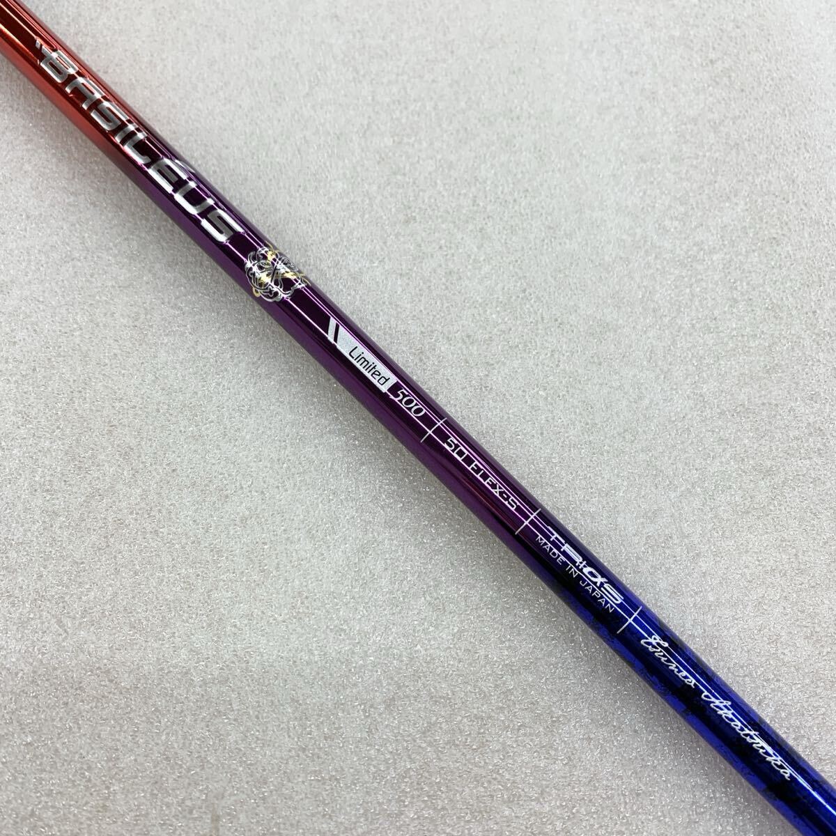 即決■シャフト / Basileus AAA 50 バシレウス 2022 フレックスS 約113.2cm 119g ジャスティックスリーブ 剥離あり拍卖