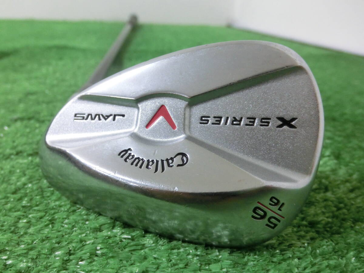 ♪Callaway キャロウェイ X SERIES JAWS MD R 56-16 ウェッジ 56°/カーボンシャフト S-YARD FLEX-L1 レディース 中古品 P0451♪拍卖
