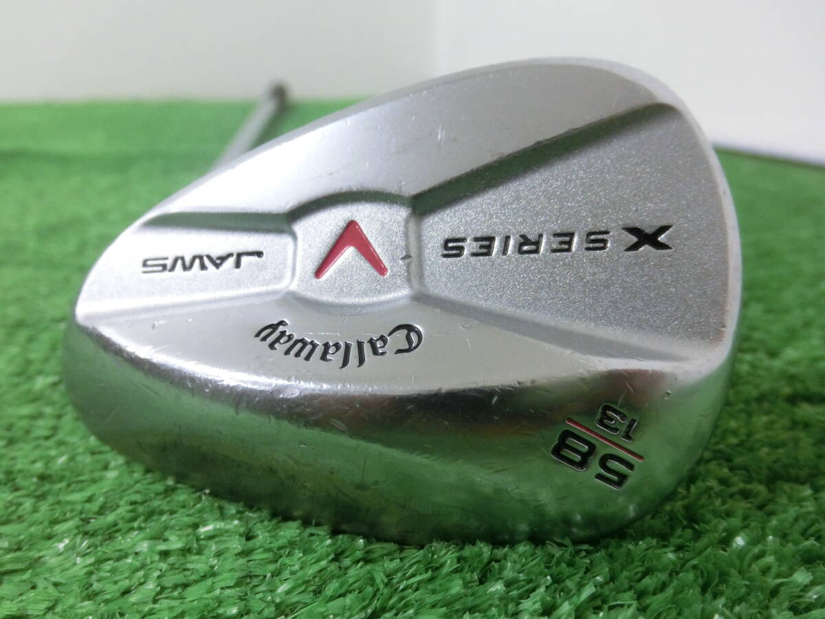 ♪Callaway キャロウェイ X SERIES JAWS MD R 58-13 ウェッジ 58°/純正スチールシャフト N.S.PRO 950GH FLEX-? 中古品 P0454♪拍卖