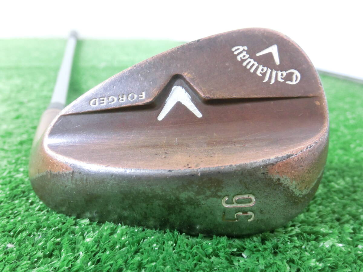 訳有♪Callaway キャロウェイ V FORGED R 56-11 ウェッジ 56°/スチールシャフト 不明 FLEX-? 中古品 P0469♪拍卖