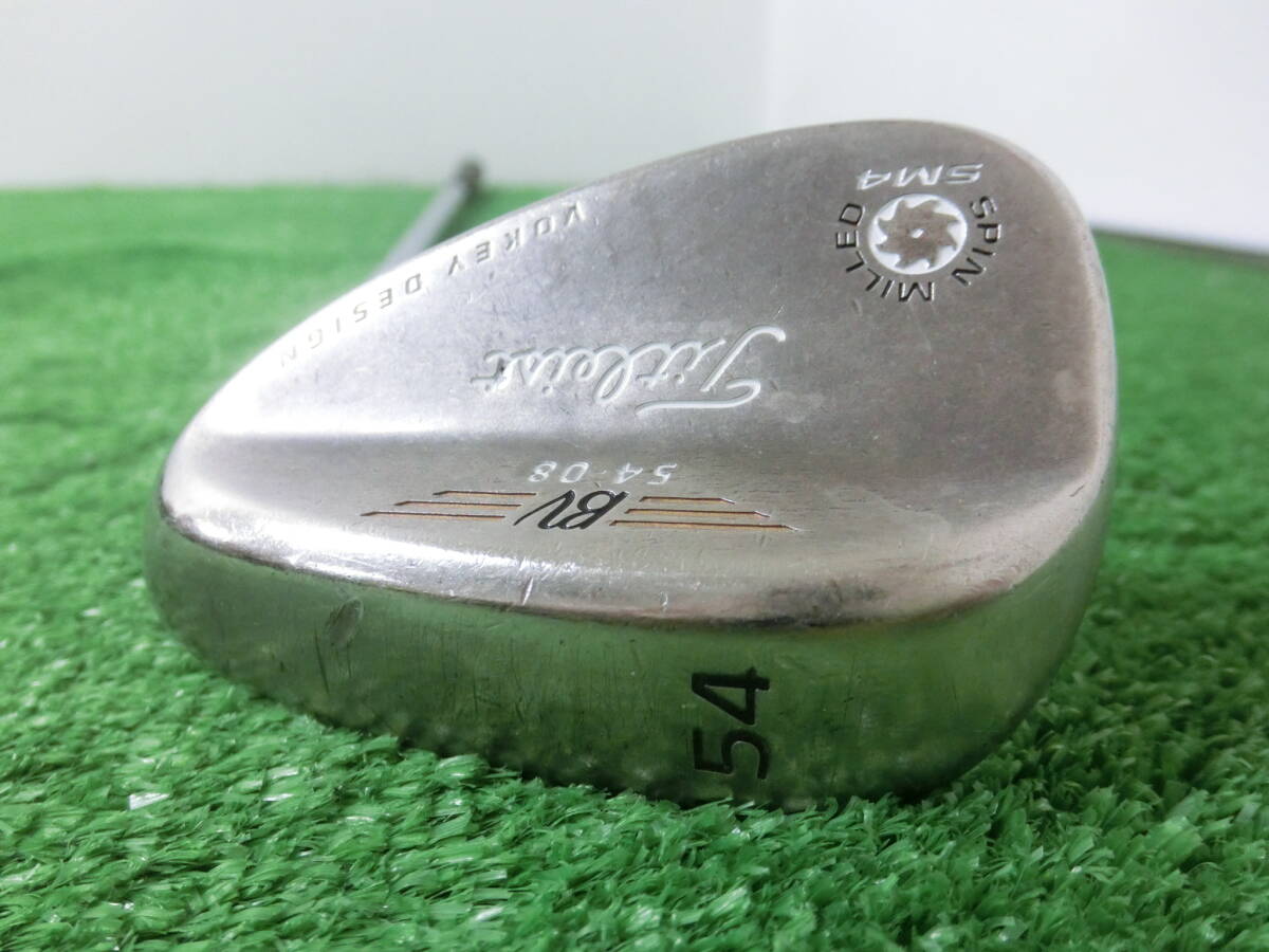 ♪Titleist タイトリスト BV VOKEY DESIGN SM4 54-08 ウェッジ 54°/スチールシャフト Dynamic Gold FLEX-? 中古品 P0473♪拍卖