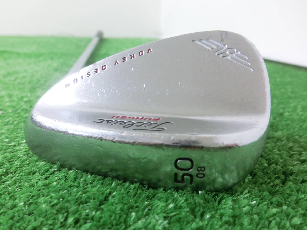 ♪Titleist タイトリスト BV VOKEY DESIGN FORGED 50-8 ウェッジ 50°/スチールシャフト Dynamic Gold FLEX-? 中古品 P0508♪拍卖