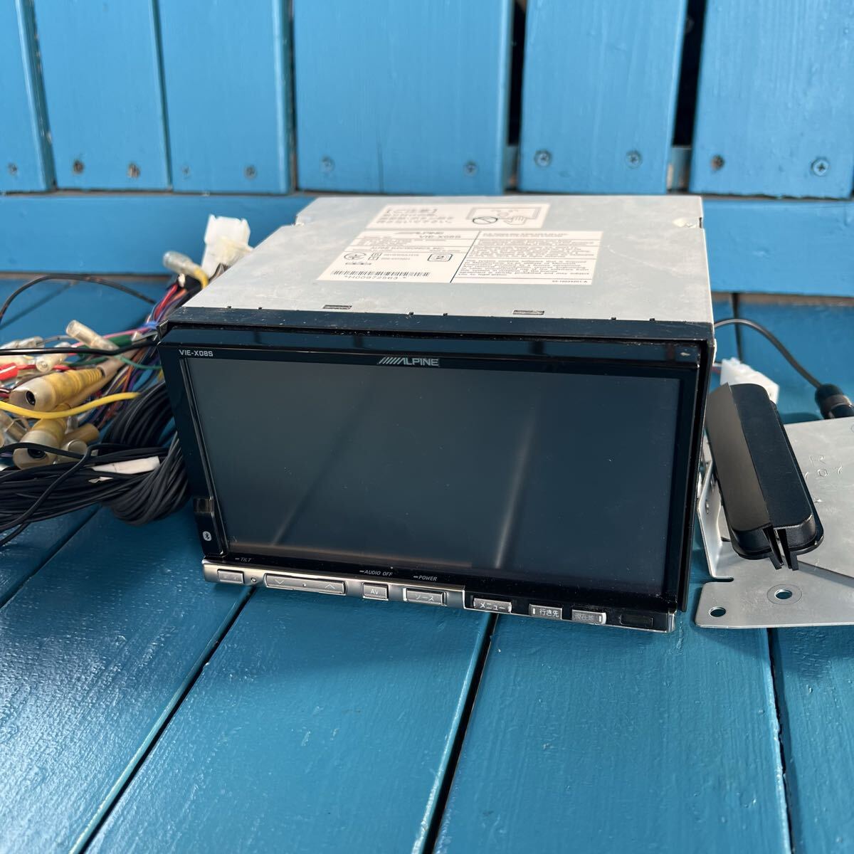 ALPINE カーナビ VIE-X08S アルパイン HDD ジャンク 配線付き 部品取り拍卖