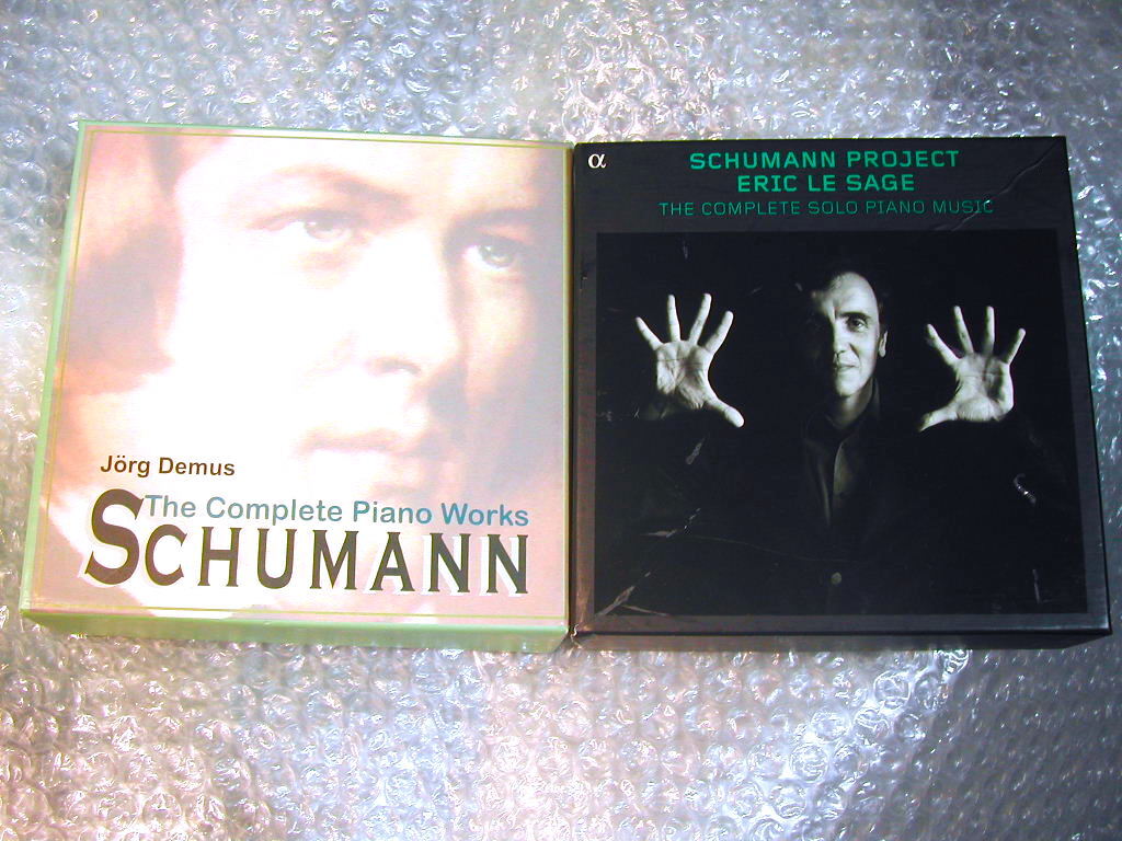 シューマン ピアノ・ソロ作品全集/全26組 超豪華セット!!/エリック ル サージュ+イェルク デームス/Eric Le SageデムスDemus/超名盤 超レア拍卖