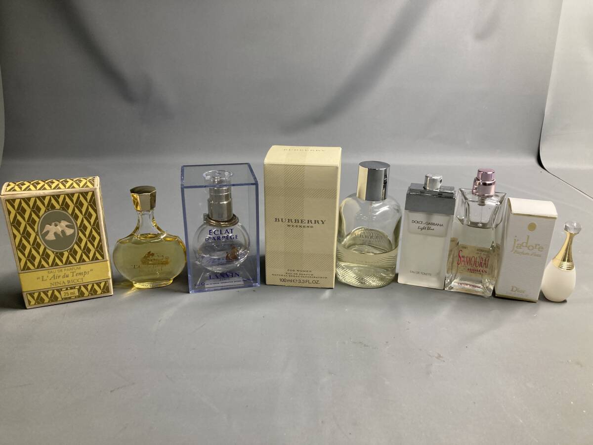 バーバリー ディオール ランバン ドルチェ&ガッバーナ 等 日本語成分表記有 ブランド香水セット 小物 まとめ売り 現状品拍卖