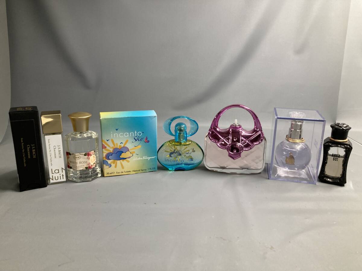 フェラガモ アナスイ サボン等 成分表記有香水セット現状品 レディース メンズ ユニセックス拍卖