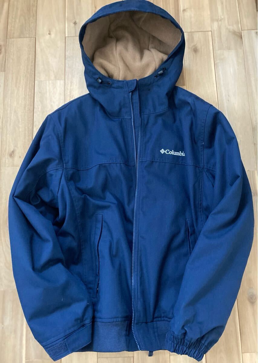 ◆コロンビア Columbia 美品◆ Lサイズ◆ ロマビスタジャケット メンズ ガジェットネイビー パーカー 裏起毛 拍卖