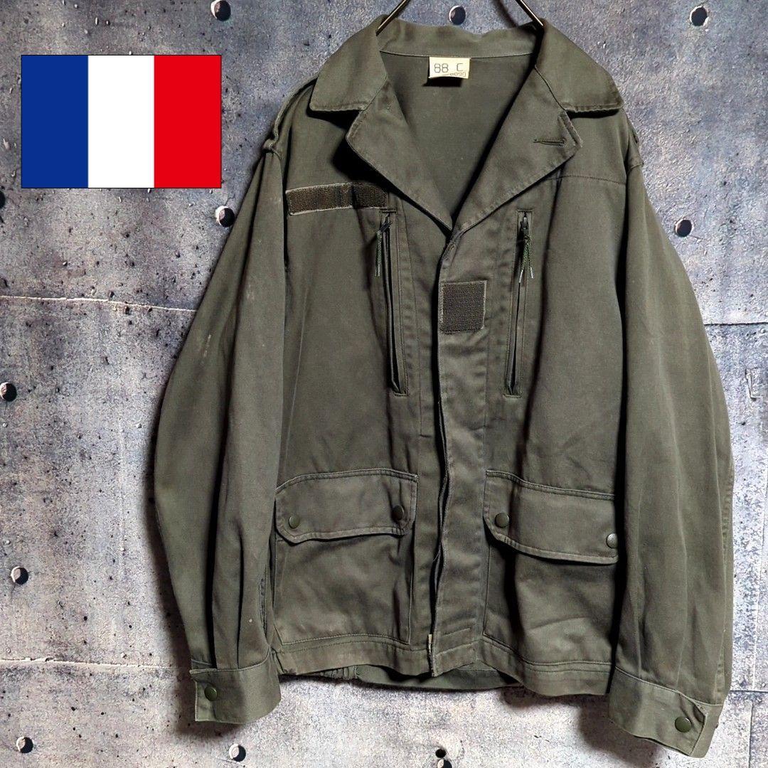 1980s FRANCE ARMY TF2 COMBAT JACKET Vintage military jacket ヴィンテージ ミリタリー フランス軍 コンバットジャケット 古着 軍服拍卖