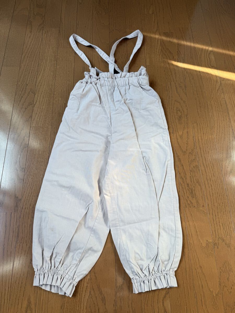 SERAPH140cm サロペット パンツ オーバーオール女の子キッズ拍卖
