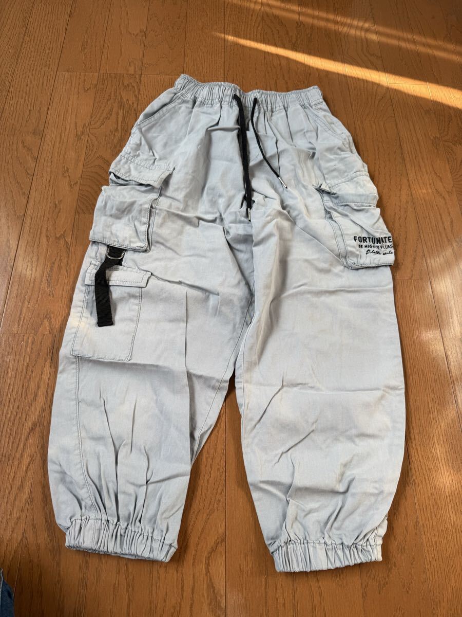 ピンクラテ カーゴパンツXXS110120130女の子ボトムス拍卖