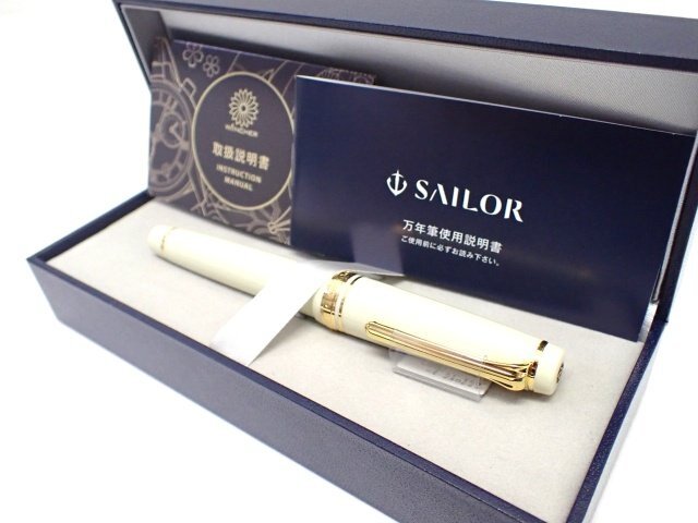 【開封・未使用】SAILOR セーラー × WANCHER ワンチャー 限定 万年筆 プロフィット21 21K 875 ケース付 ♪ 73E87-16拍卖