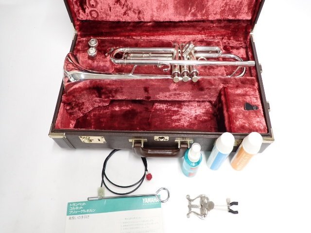 YAMAHA Custom YTR800GS YTR-800GS ヤマハ カスタムクラス ゴールドブラスベル トランペット ハードケース付 (1) ∬ 73FC2-22拍卖