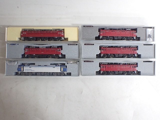 KATO 電気機関車 6両セット 3009-1 ED75/3009-2 ED75/3009-3 ED75/301 EF70/3016 ED79/3018 EF200 ★ 738CA-96拍卖