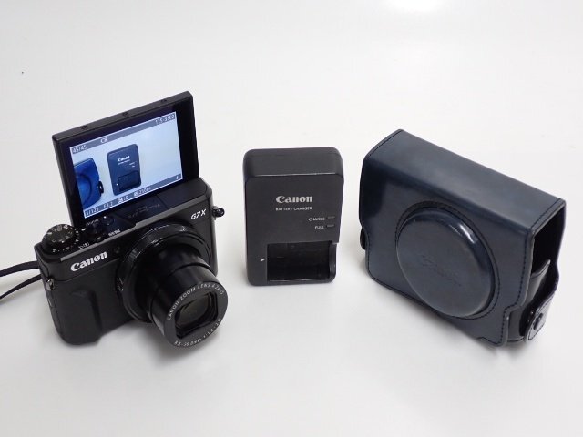 美品 CANON POWERSHOT G7 X Mark II キヤノン パワーショット コンパクトデジタルカメラ 光学4.2倍率ズーム 2,010万画素 ∬ 73F4B-3拍卖
