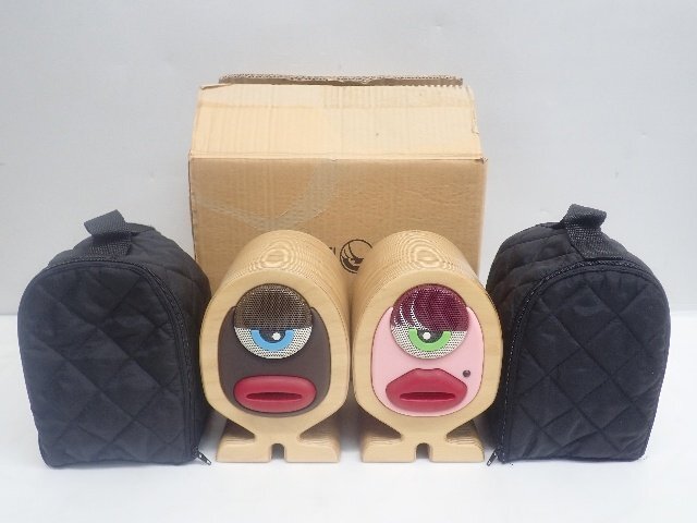 VARIO'S Jr. ラウドスピーカー Vincent/Lola ペア 元箱/ソフトカバー付き バリオスジュニア ∩ 73FF3-10拍卖