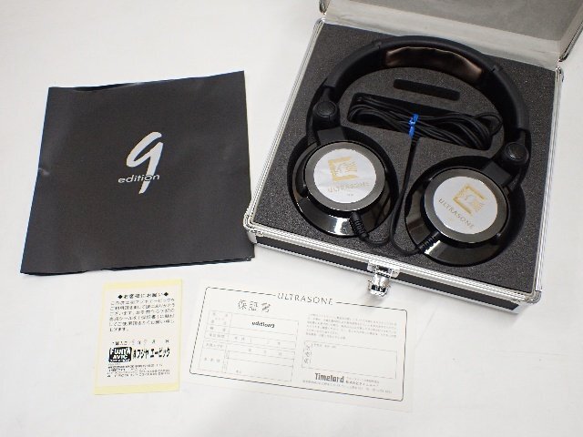 ULTRASONE ウルトラゾーン Edition9 密閉型ヘッドホン ケース/保証書付き £ 74352-4拍卖