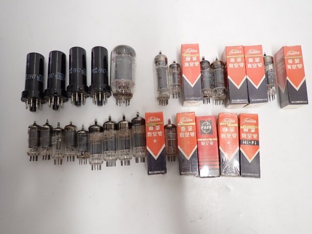 General Electric 6N7/東芝 21LU8 6AR5 6CG7 6CB6 6BE6 6FQ7/National 6FQ7 真空管 29本まとめて ∬ 74367-35拍卖