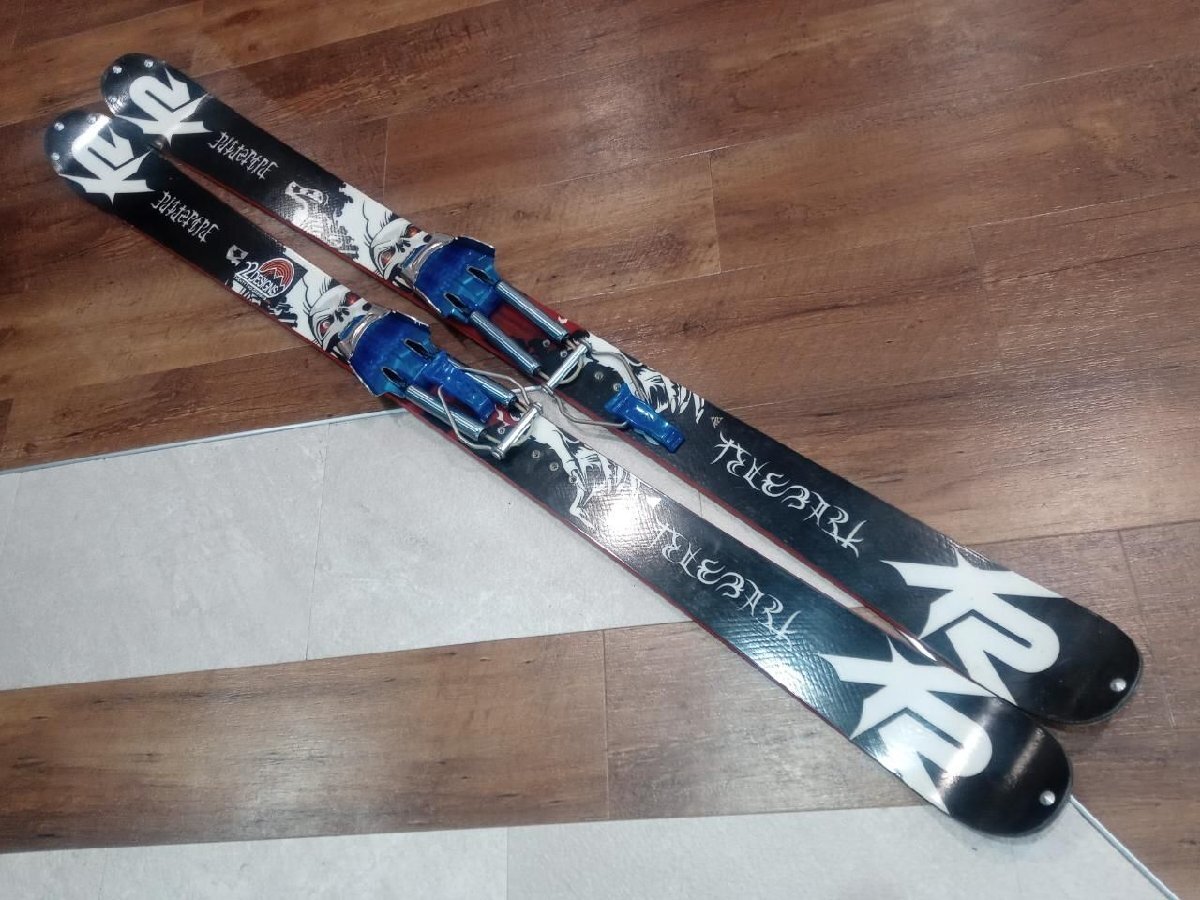2△4-229 テレマークスキー板【K2/ケーツー】PisutePipe 159cm ビンディングはジャンク品です。店頭引渡OK!【札幌市/伏見店】【札拍卖