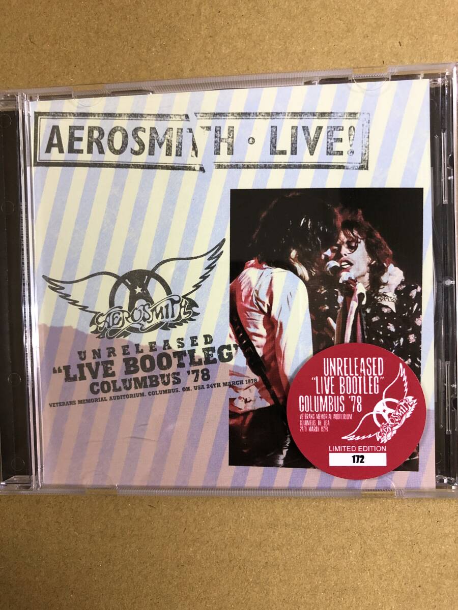 AEROSMITH / UNRELEASED LIVE BOOTLEG COLUMBUS '78 (1CD)拍卖