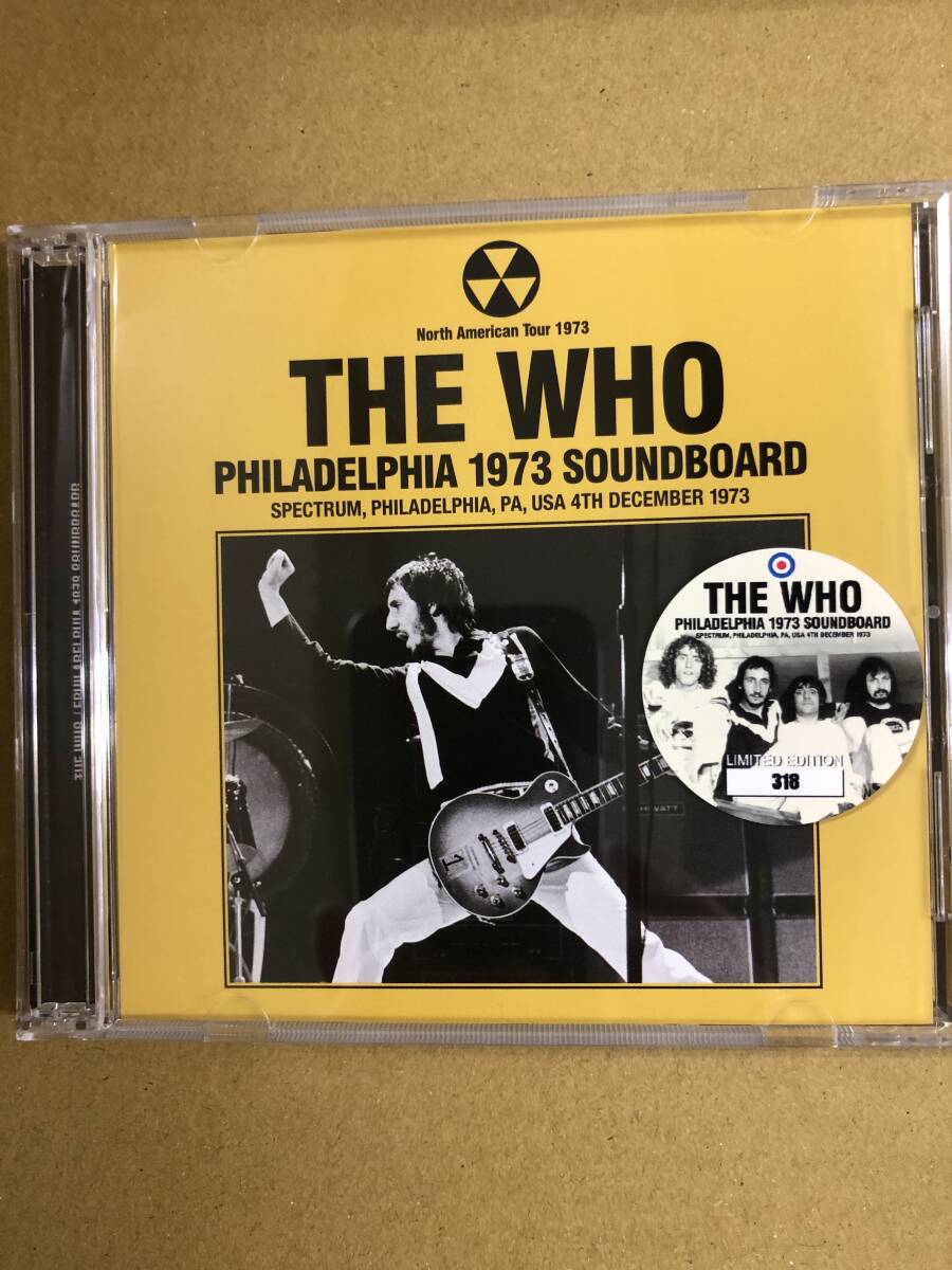 THE WHO / PHILADELPHIA 1973 SOUNDBOARD (2CD)拍卖