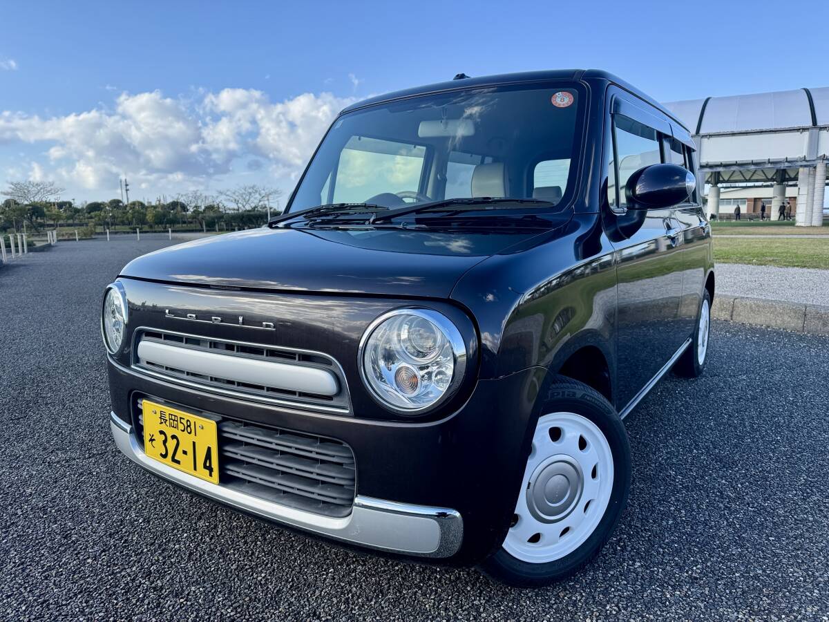 新潟発 車検2年付 アルトラパンショコラ X スマートフォン連携ナビ装着車 法定点検済 バックカメラ ETC 下取り車歓迎 ローン可 保証販売可 拍卖