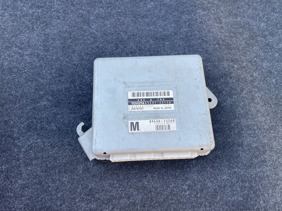 トヨタ TOYOTA 1JZ-GTE VVT-i ABS TRC トラクションコントロール コンピューター JZX100 JZX110 チェイサー マーク2 ツアラーV 拍卖