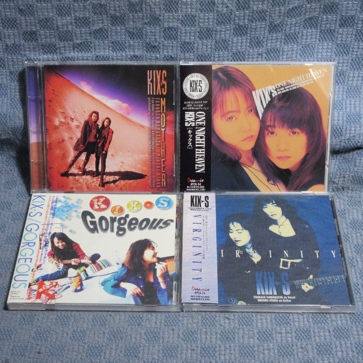 JA990●KIX-S(キックス) アルバム「MOTHER/ONE NIGHT HEAVEN/GORGEOUS/VIRGINITY」CD4点セット拍卖