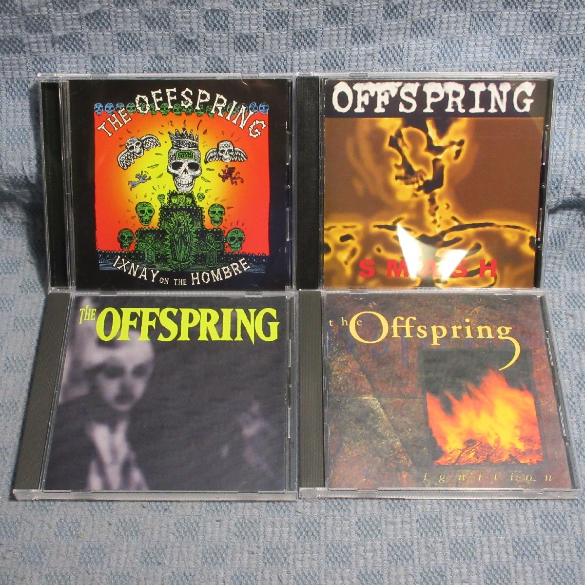 JA990●Offspring(オフスプリング) アルバム「IXNAY ON THE HOMBRE/スマッシュ/Offspring/ignition」CD4点セット拍卖