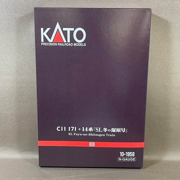 XB519●【 KATO 10-1958 C11 171 + 14系 SL冬の湿原号 6両セット 】付属パーツ未使用 / 鉄道模型 Nゲージ カトー拍卖