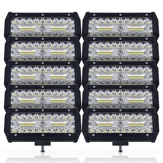 LED作業灯 ワークライト 120Wトラック用 路肩灯 13500LM 前照灯 バックライト 8V-60V 12V24V 投光器 IP67防水 10台 「WP-TW-Cx10」拍卖