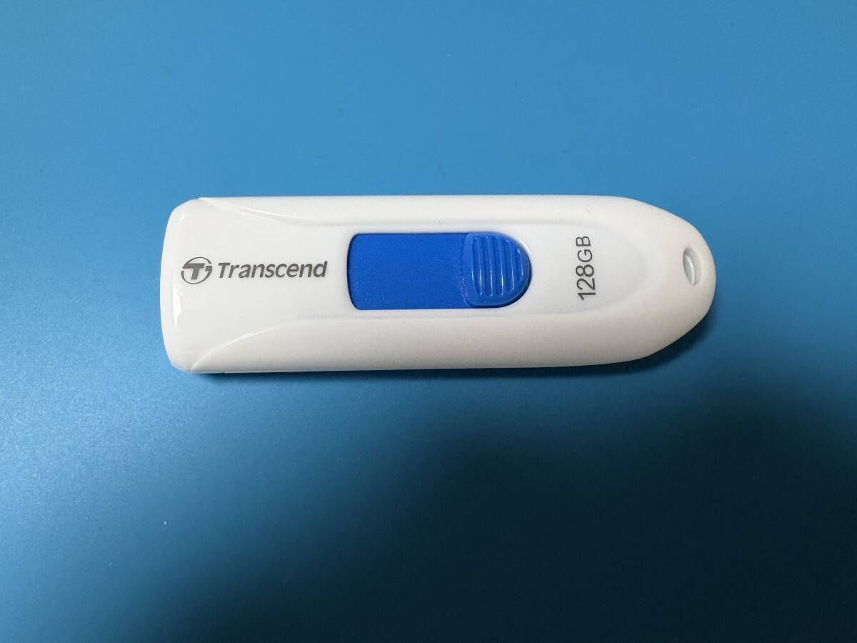 トランセンド USBメモリ 128GB USB 3.1 スライド式 TS128GJF790W ホワイト拍卖