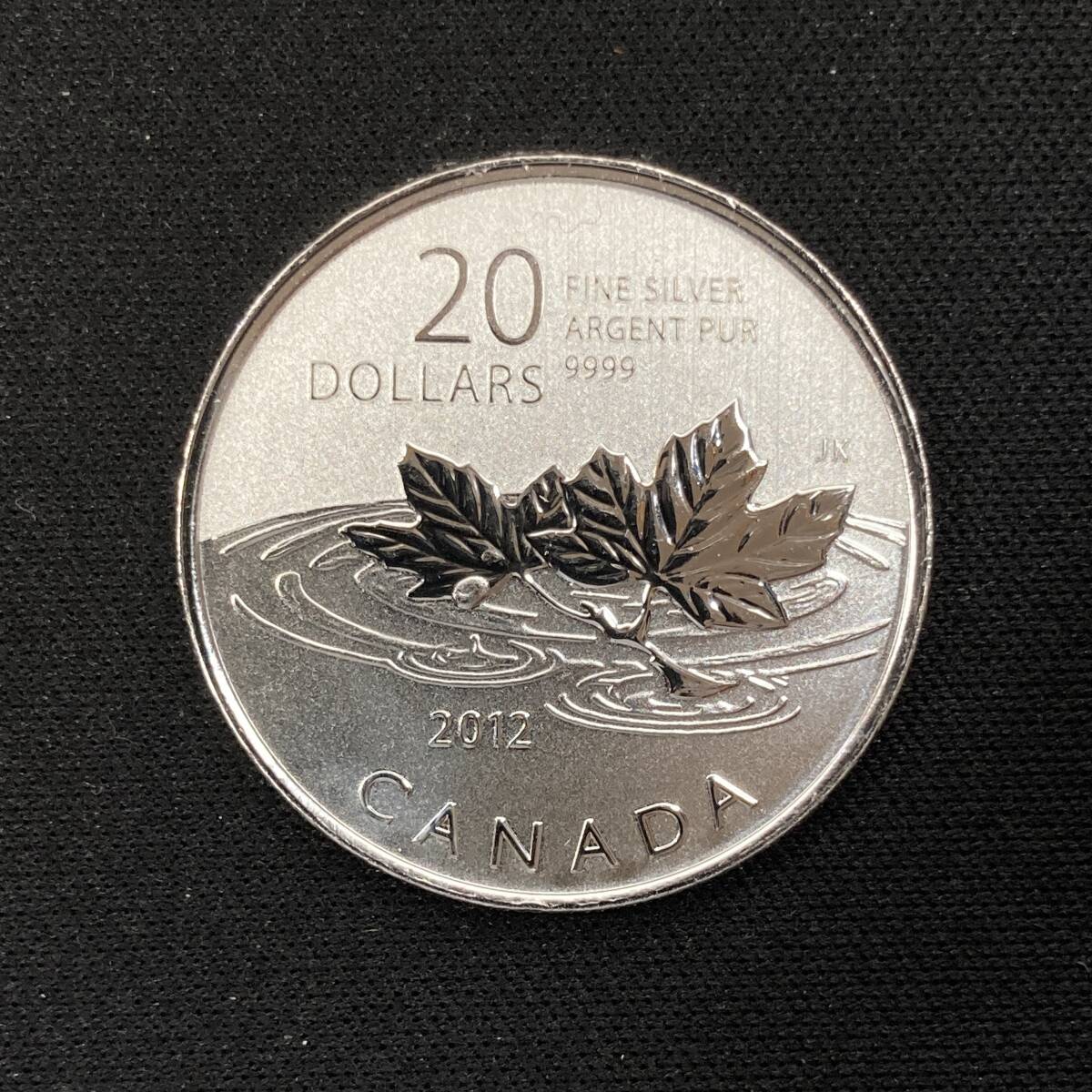 1円スタート! ・2012カナダ銀貨20ドル(.999銀)(8 g, 27mm) エリザベス2世 拍卖