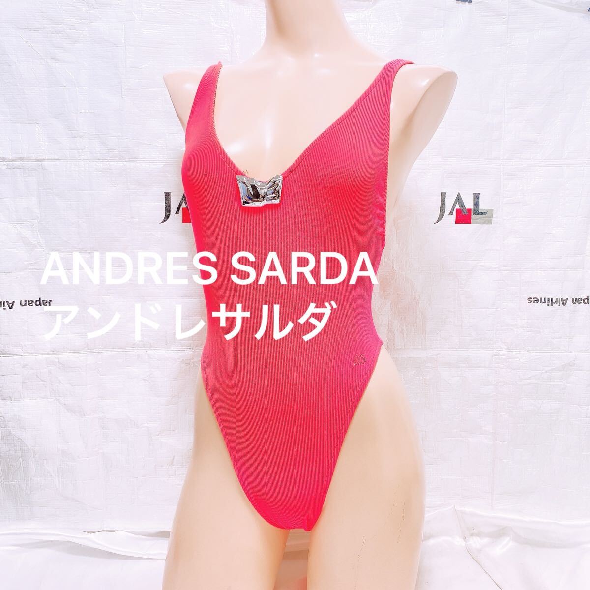 842 ANDRES SARDA アンドレサルダ 高級水着 ハイレグ ワンピース 水着 スイムウエア 整理品 競泳 拍卖