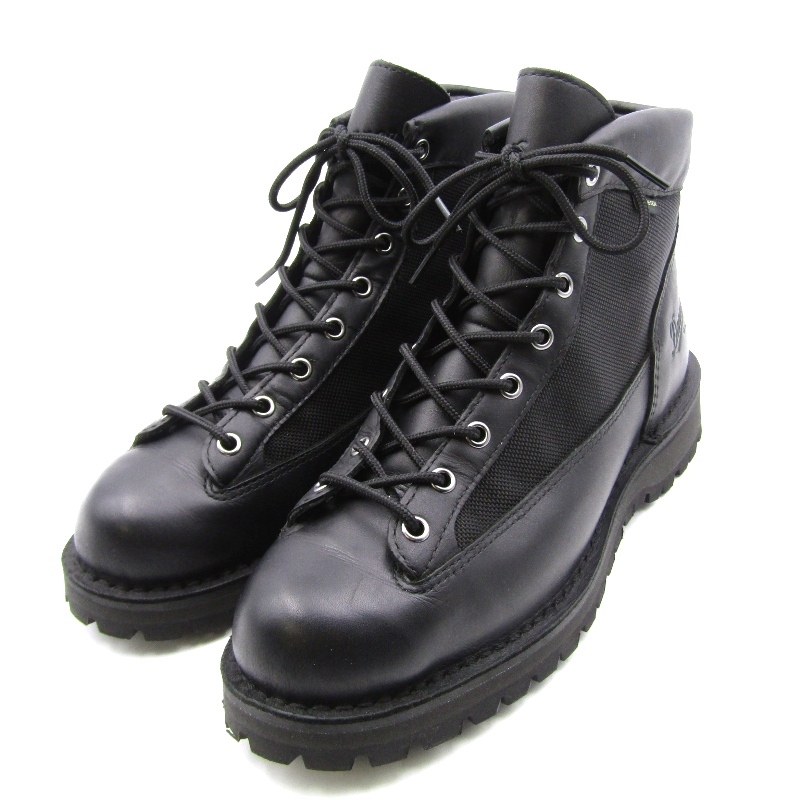 美品 DANNER ダナー US8.5 26.5cm ダナーフィールド D121003 DANNER FIELD GORE-TEX トレッキングブーツ ブラック 黒 24005608拍卖